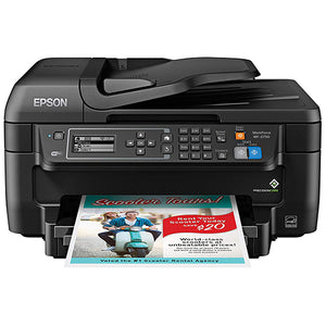 Epson Workforce WF-2750 All-in-One Wireless Color Printer with Scanner, Copier and Fax